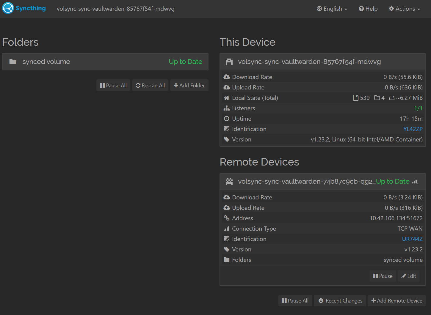 Syncing Application Data Between Clusters using Cloudflared and VolSync